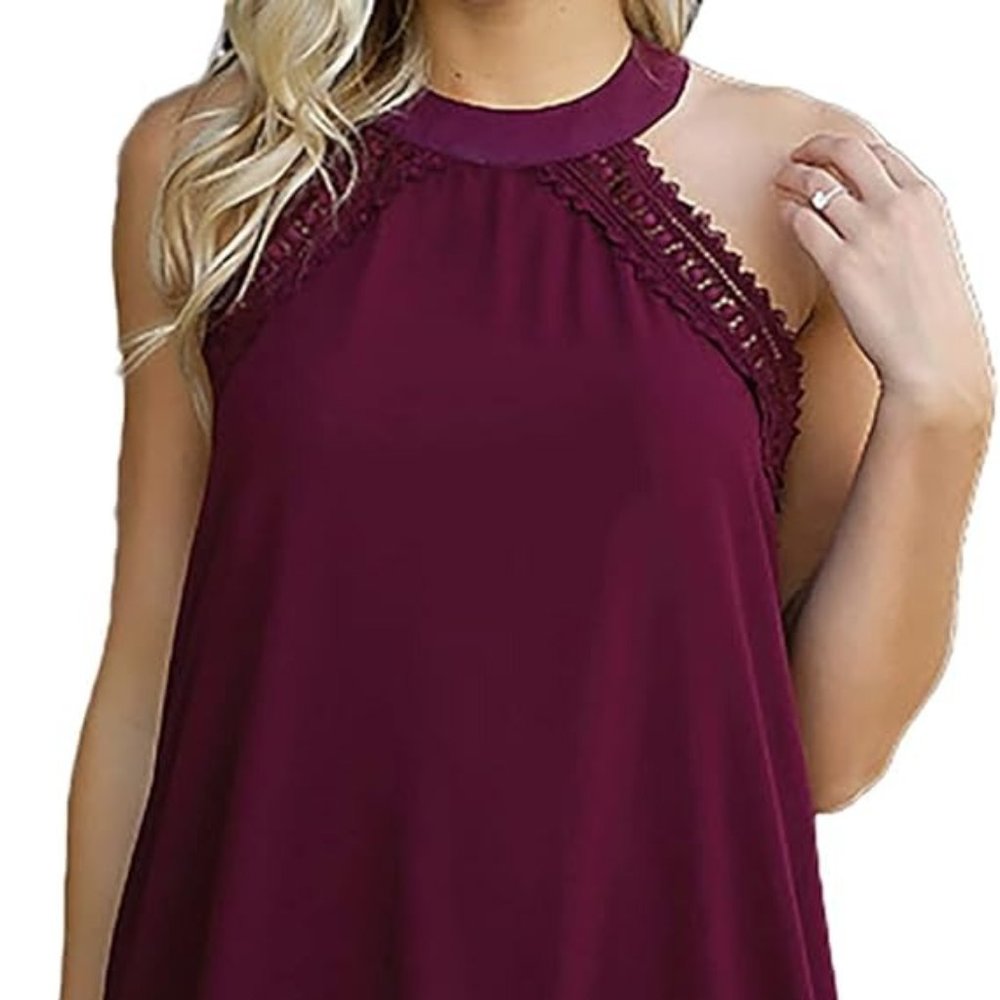 Red Halter Dress